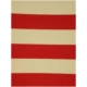 LuLaRoe Carly (Medium) Red Off White Stripes