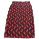 LuLaRoe Cassie (XS) navy blue and red patterns