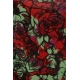 LuLaRoe Irma (XL) Green Red Roses
