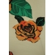 LuLaRoe Jessie (Small) Orange roses on white