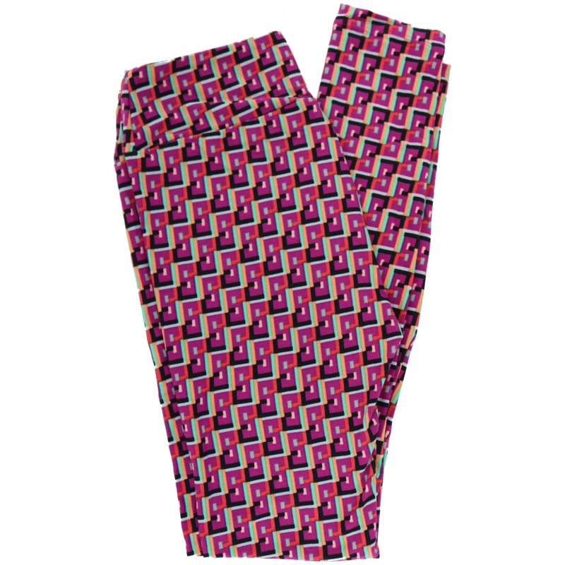 LuLaRoe, Pants & Jumpsuits, 578 Lularoe Size T C Leggings Pink Roses  Print Pink Black Green Cream New