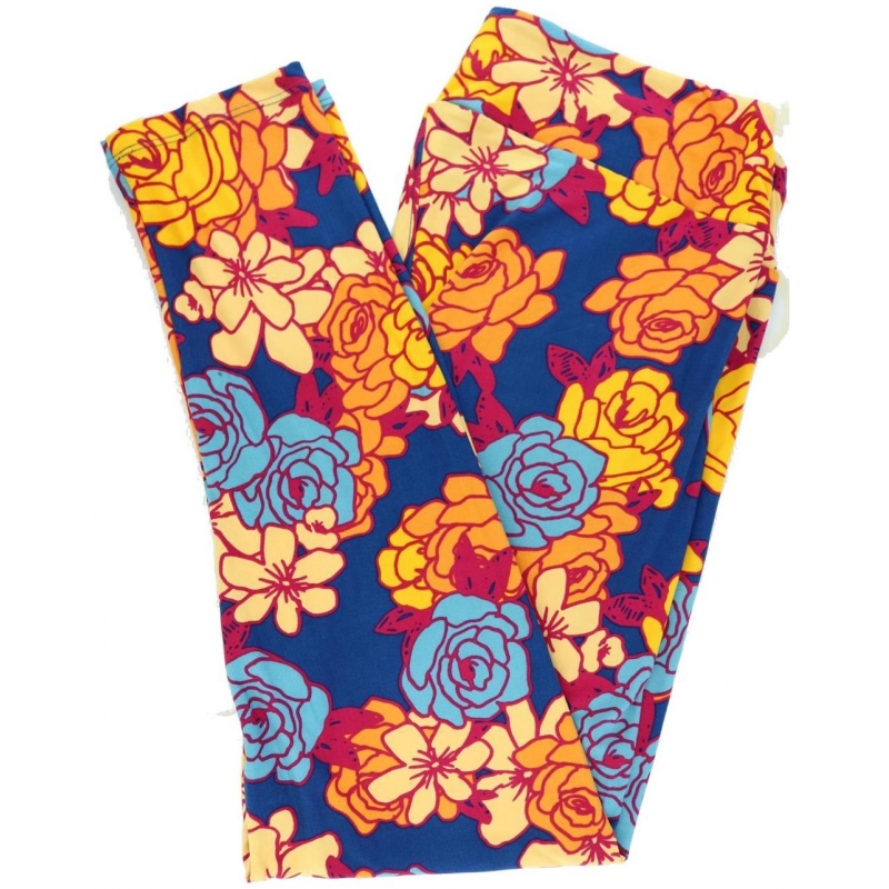 LuLaRoe, Pants & Jumpsuits, Lularoe Leggings Womens Size Tc2 Rainbow  Geometric Pattern Polyester