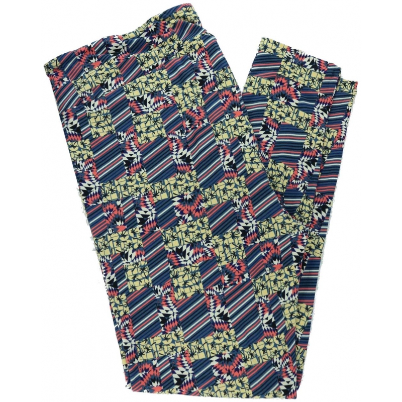 Lularoe One Size OS Roses Red Yellow Blue Leggings (OS fits Adults 2-10) at   Women's Clothing store