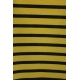 LuLaRoe Perfect T (Medium) Black and yellow stripes