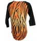 LuLaRoe Randy (Medium) Tiger Stripes Orange