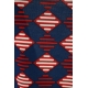 LuLaRoe Randy (XS) Red and White on Blue